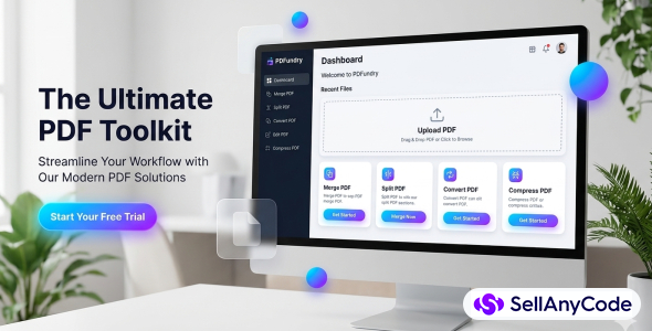 PDF Toolkit Pro All-in-One PDF Editor, Converter & Tools Web App