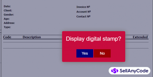 PHP Digital Stamp