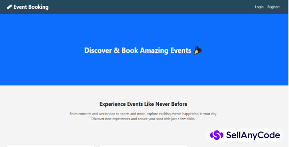 PHP Event Booking System with Admin Panel | Event Ticket Management Script