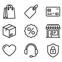 Pack 15 Icnes E-commerce Pro