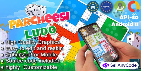 Parcheesi Ludo (Android studio + Admob + GDPR)