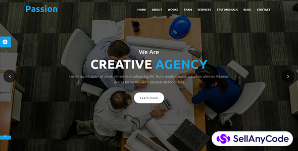 Passion - Material Design Agency HTML Template