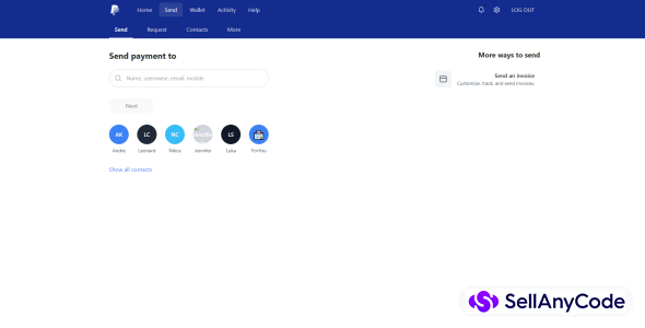 PayPal Clone Site Simulator