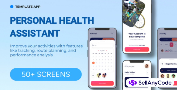 Personal Health Assistant Flutter Template App