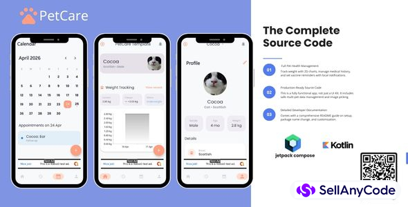 PetCare - Premium Jetpack Compose App Template with AdMob (v1.1)