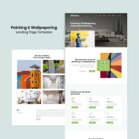 Pianlux - Painting & Wallpapering Landing Page