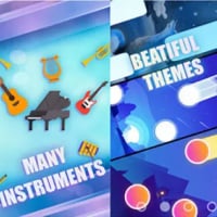 Piano music tiles template