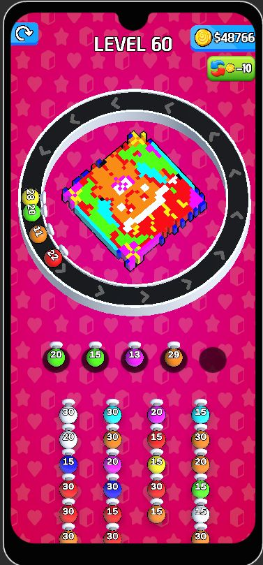 Pixel Flow Match Flow Color Game Unity Source Code