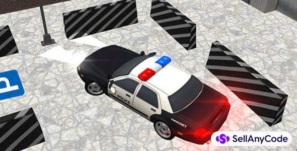 Police car parking game real driving