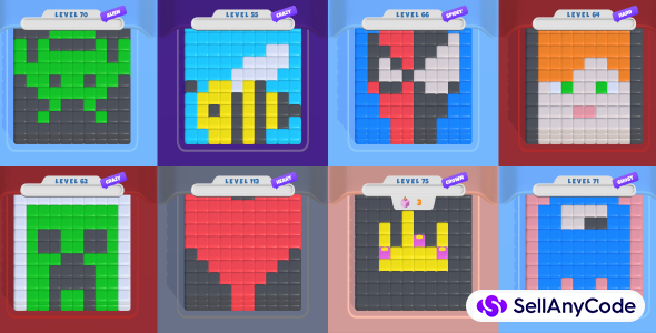 Poppin Cube (This Is Blast Sort Game 3D Unity Game Source Code)