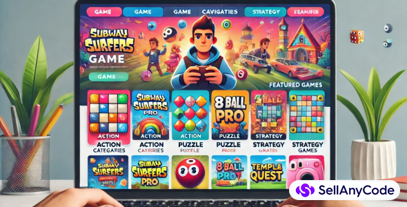 Gaming Website Code