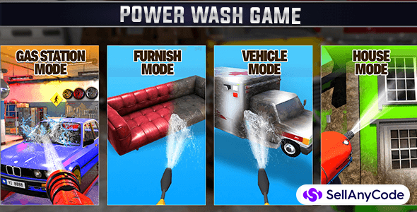 Power Wash Game 3D Simulator
