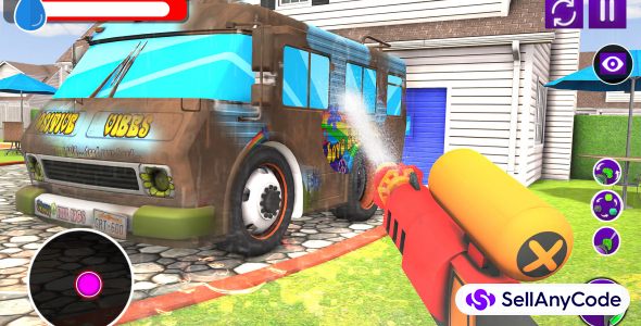 Power Wash Gun Simulator 3D
