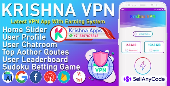 Powerful VPN App With Earning System