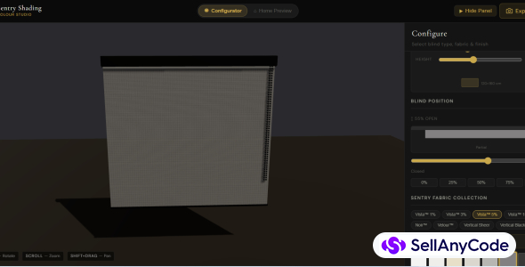 Powerfull Blind configuration tool
