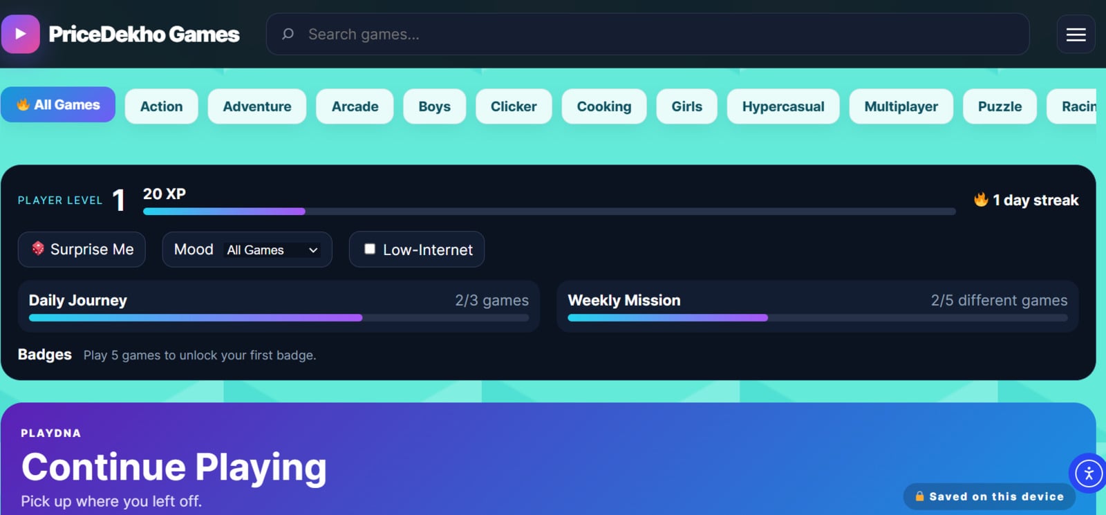 PriceDekho Games WordPress HTML5 Arcade Theme & Core Plugin