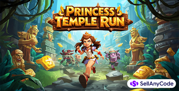 Princess Temple Run Unity Endless Runner Template