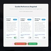 Professional Cookie Consent Solution
