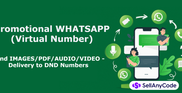 Promotional WhatsApp Marketing Service Send Bulk Messages with Virtual Number
