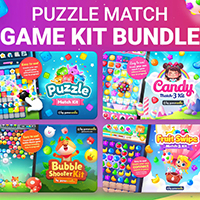 Puzzle Match Kit Bundle + 4 Game Art Packs