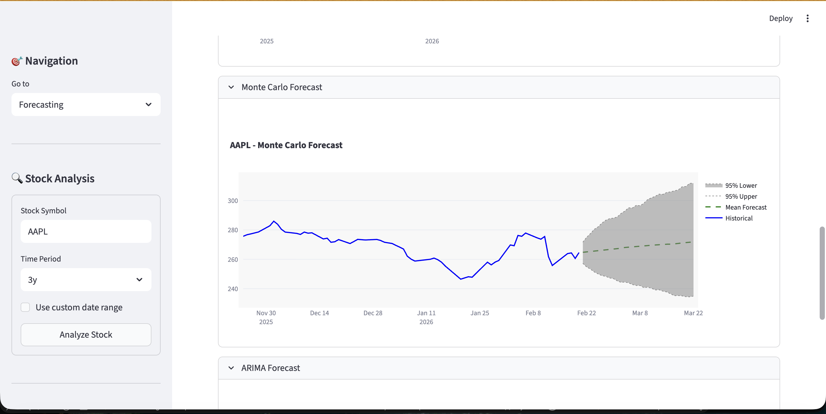 Python Stock Market Analysis Dashboard Script ML Predictions, Forecasting & Paper Trading Tool