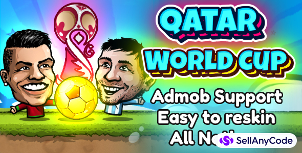 Qatar World Cup 2022 Head Soccer