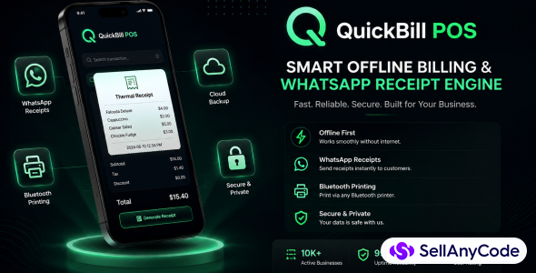 QuickBill POS Offline Billing
