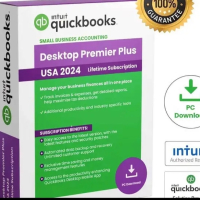 QuickBooks Desktop Premier Plus 2024 | No Payroll Included - Latest US Updatable Version For Accounting And Business Managing
