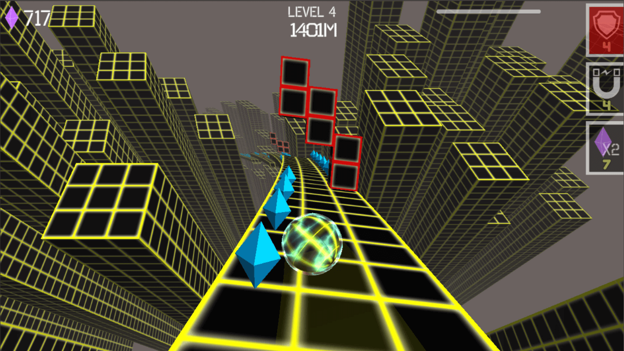 ROLLING BALL 3D _ COMPLETE GAME WITH CURVE EFFECT