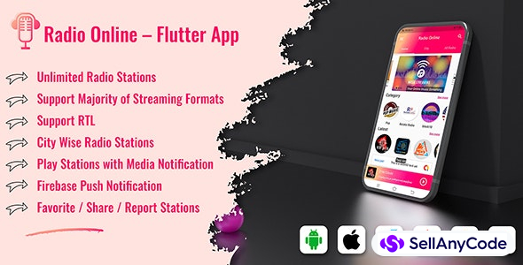 Radio Online - Flutter Full App