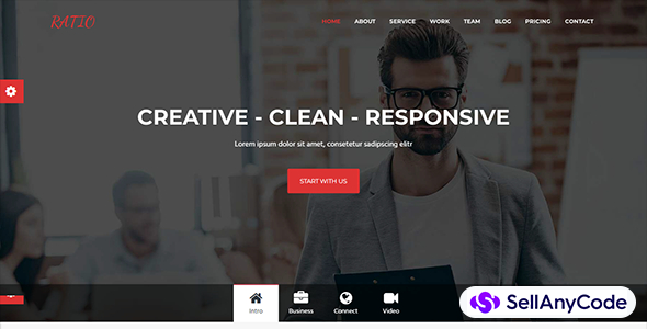 Ratio Digital Agency Website Template