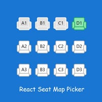 React Seat Map Picker