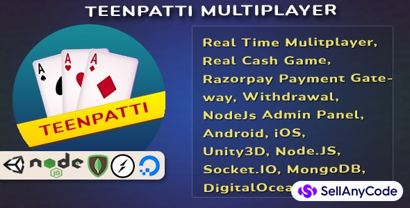 Real Cash Teen Patti Game Source Code