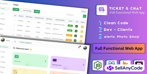 Real Time - Support Ticket & Chat System
