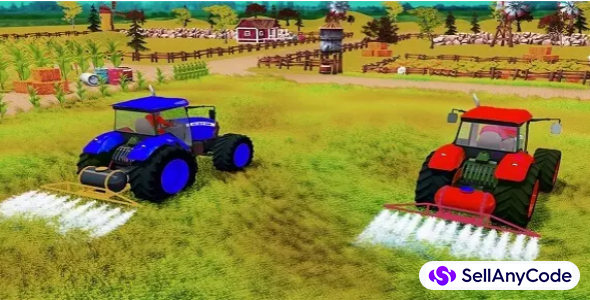 Real Tractor Farm Driving Game 3D : 64BIT Source Code