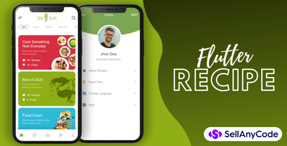 Recipe App UI TEMPLATE