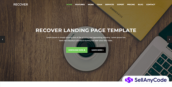 Recover Business Agency HTML Template