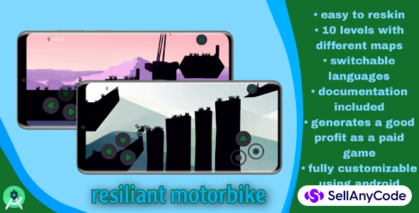 Resiliant Motorbike - 2D Customizable Simulation Game
