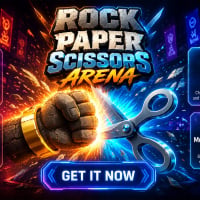Rock Paper Scissors Arena Complete Game Template