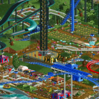 Roller Coaster Train Theme Park Drive