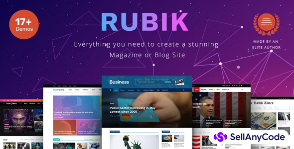 Rubik - A Perfect Theme for Blog Magazine Website