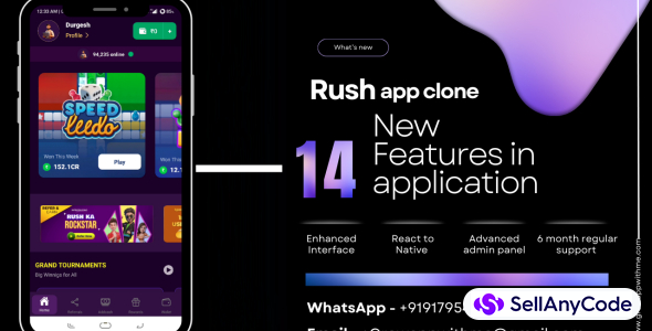 Rush Game Development With Admin Panel - Complete Setup (Node.js)