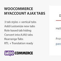 SS WooCommerce Myaccount Ajax Tabs