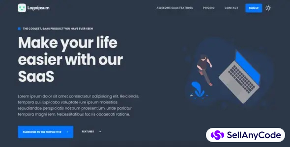 SaaS Website Template