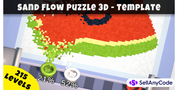 Sand Flow Puzzle 3D | Unity Jam Template