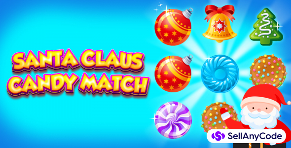 Santa Claus Candy Match - Christmas Games