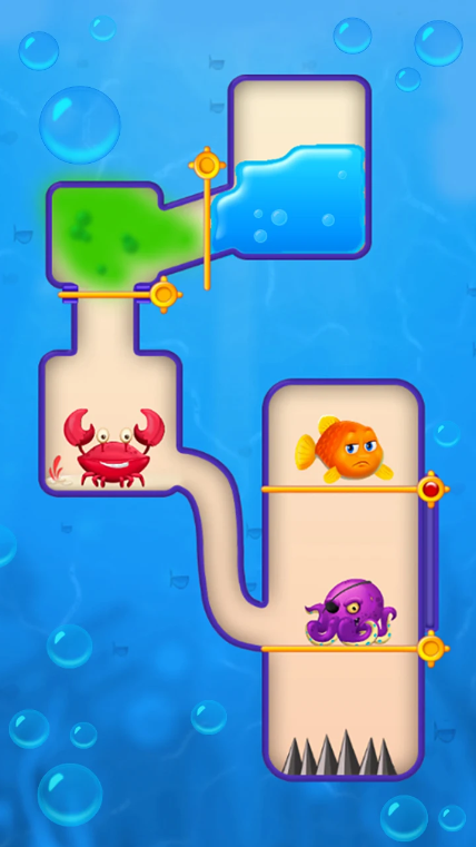 Save the Fish Game – Drag and Drop Code