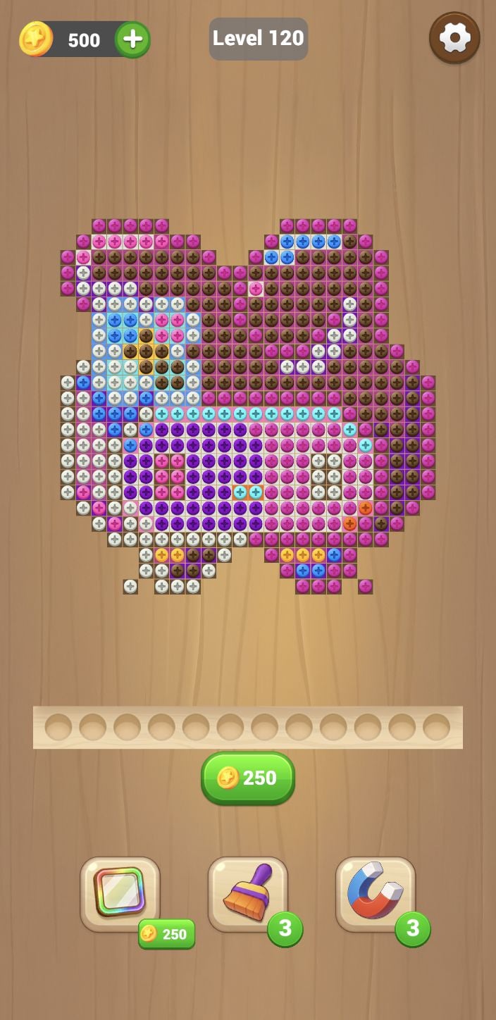 Screw Sort Puzzle - 200 Levels And Editor Unity