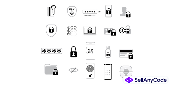 Security Icon Set . Editable Stroke Icons