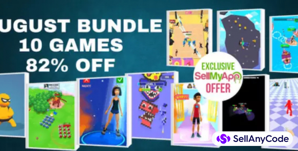 SellMyApp August Bundle Offer: 10 Amazing Games Worth